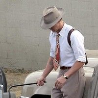 Ryan Gosling on the set of his new movie 'The Gangster Squad' photos | Picture 78992